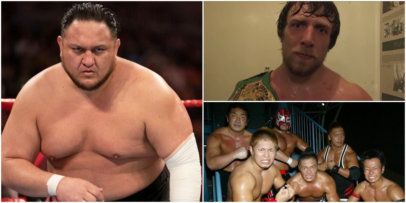 ROH wrestlers: Samoa Joe, Bryan Danielson, and Dragon Gate's Blood Generation