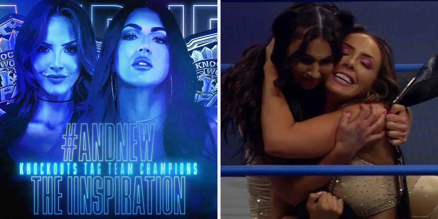 The IInspiration wins the IMPACT Knockouts Tag Team Championship at Bound For Glory 2021