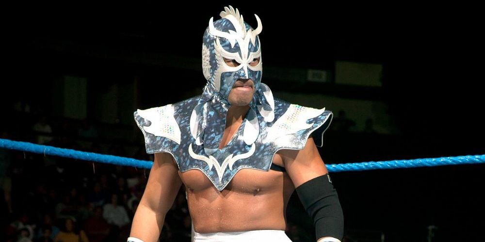 Ultimo Dragon standing in a WWE ring.