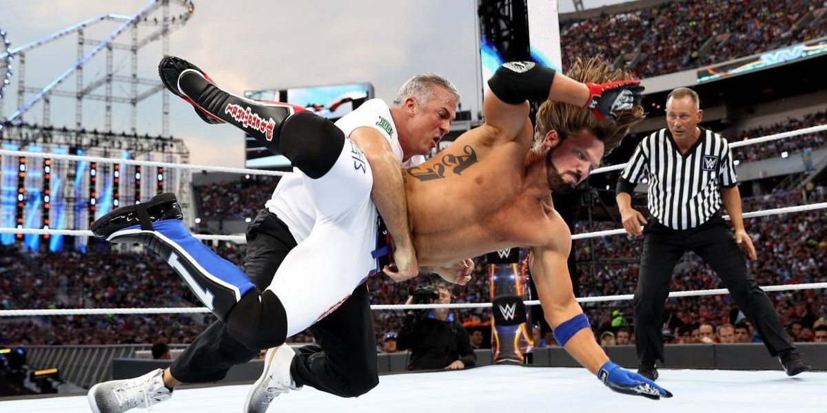 AJ Styles v Shane McMahon WrestleMania 33 Cropped