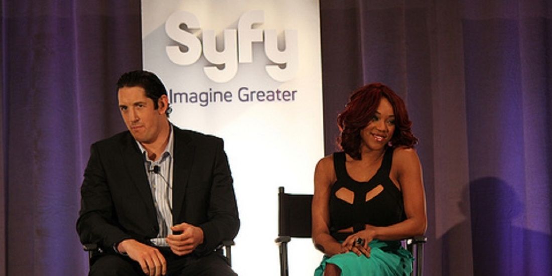 Alicia Fox and Wade Barrett together Cropped