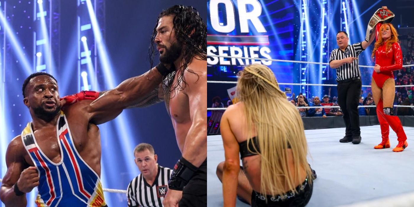 Big E Vs. Roman Reigns And Becky Lynch Vs. Charlotte Flair At Survivor Series 2021