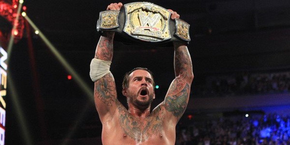 CM Punk WWE Champion Survivor Series 2011 Cropped