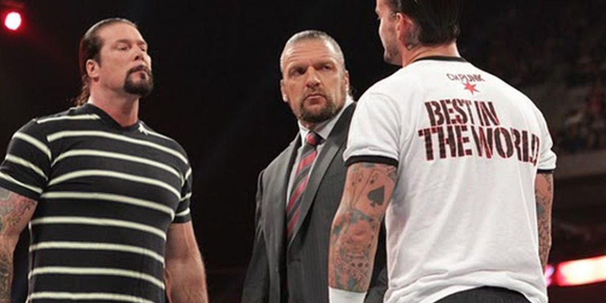 CM Punk with Kevin Nash and Triple H Cropped
