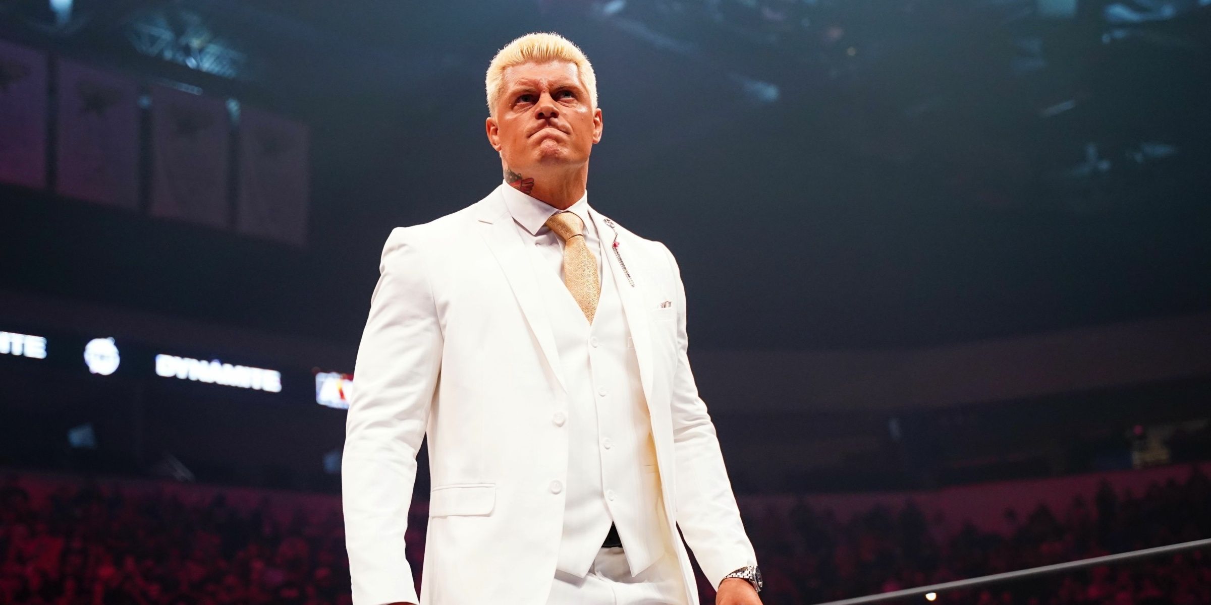 Cody Rhodes in a suit Cropped