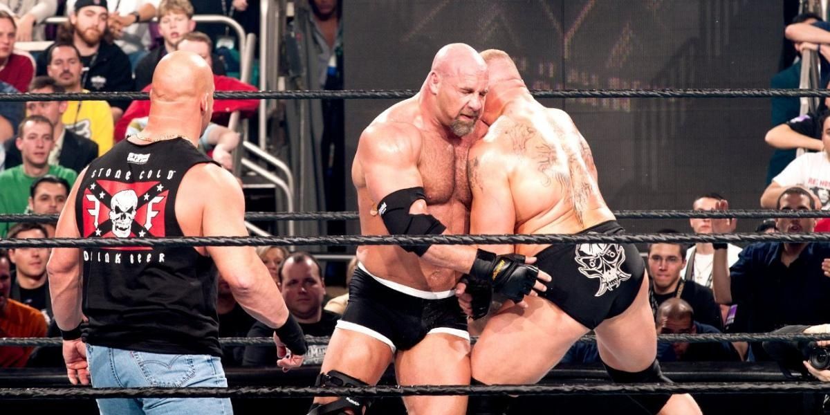 Goldberg v Brock WrestleMania 20 Cropped