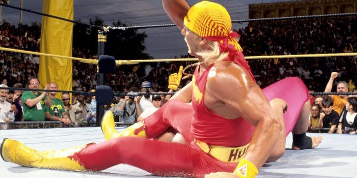 Hulk Hogan Leg Drops Yokozuna