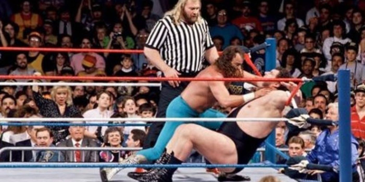 Jake The Snake Roberts Vs Andre The Giant WrestleMania 5