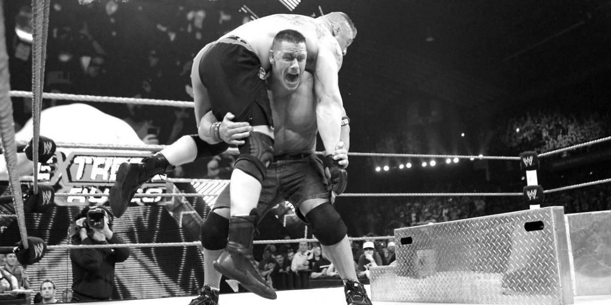John Cena Brock Lesnar AA