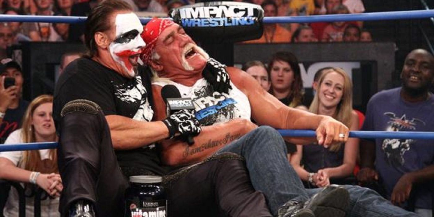 Joker Sting in TNA with Hulk Hogan