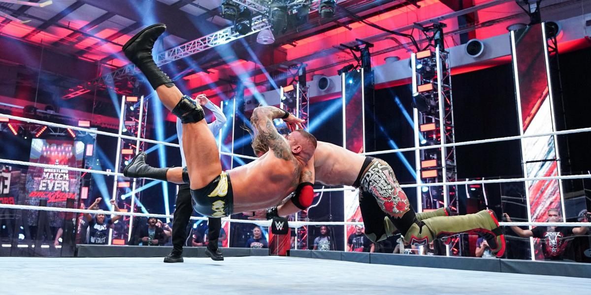 Randy Orton v Edge Backlash 2020 Cropped