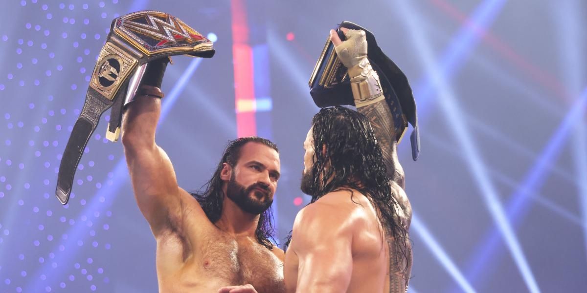 Roman Reigns v Drew McIntyre Survivor Series 2020 Cropped