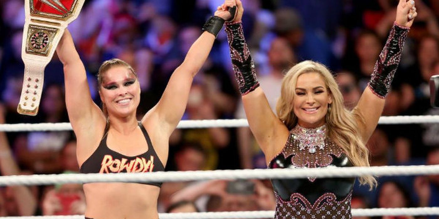Ronda Rousey And Natalya Cropped