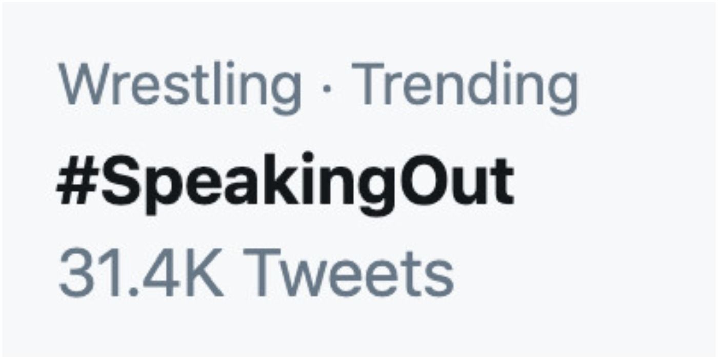 Speaking Out Movement on Wrestling Twitter