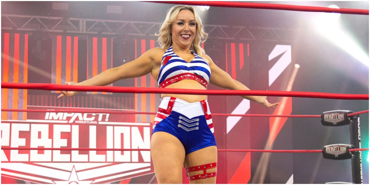 Taylor Wilde At Impact's Rebellion PPV