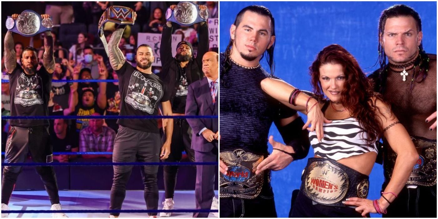 The Bloodline Other Trios Who All Held Titles At Once