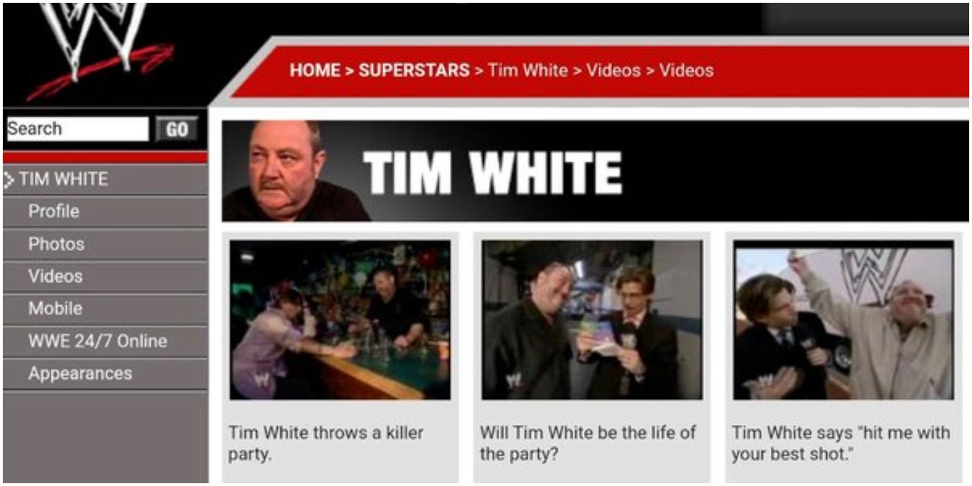 WWE website Tim White