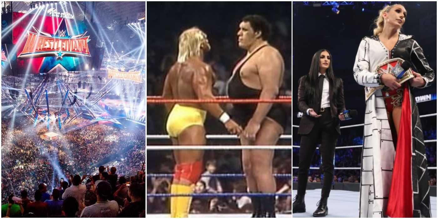 Wrestlemania 32 Hulk Hogan Andre The Giant Charlotte Flair Beckt Lynch Title Swap