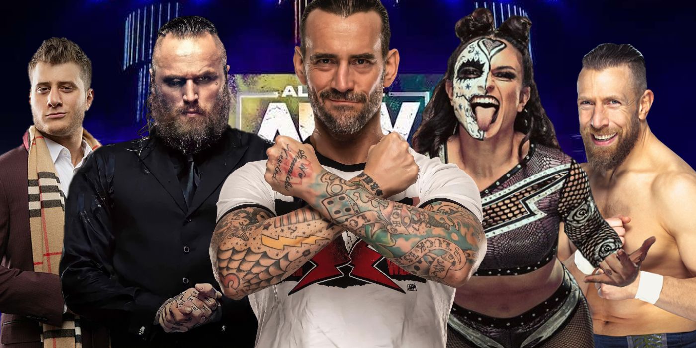 MJF, Malakai Black, CM Punk, Thunder Rosa, and Bryan Danielson of the November 4, 2021 edition of AEW Dynamite