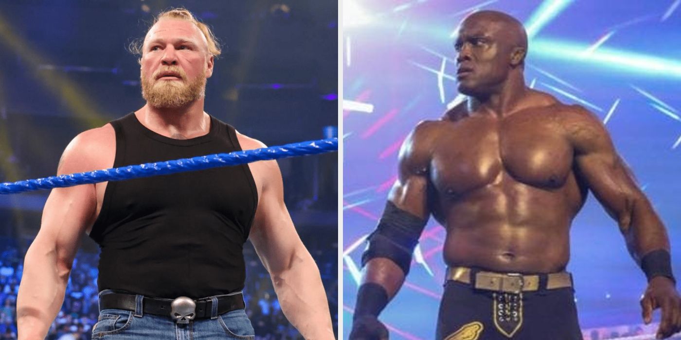 Brock Lesnar and Bobby Lashley in WWE