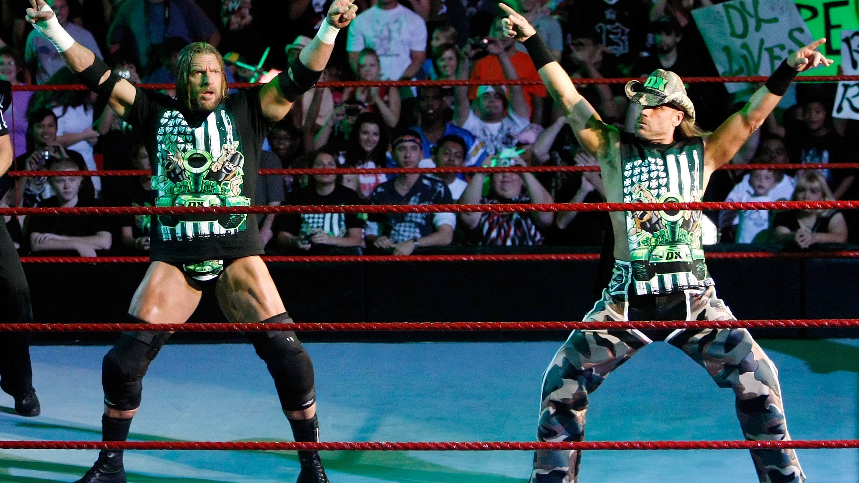 DX with Triple H and Shawn Michaels