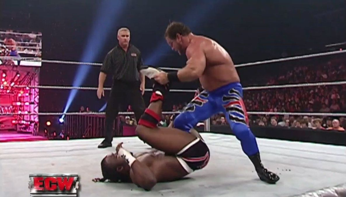Chris Benoit wrestles his final match ever, against Elijah Burke in WWE's ECW