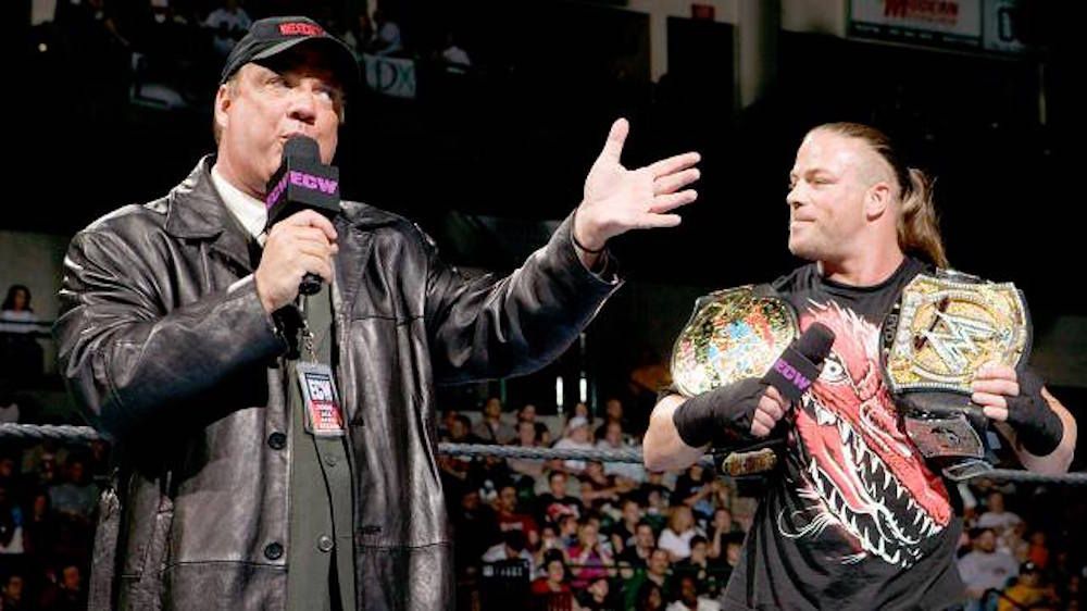 Paul Heyman and Rob Van Dam in WWE's ECW