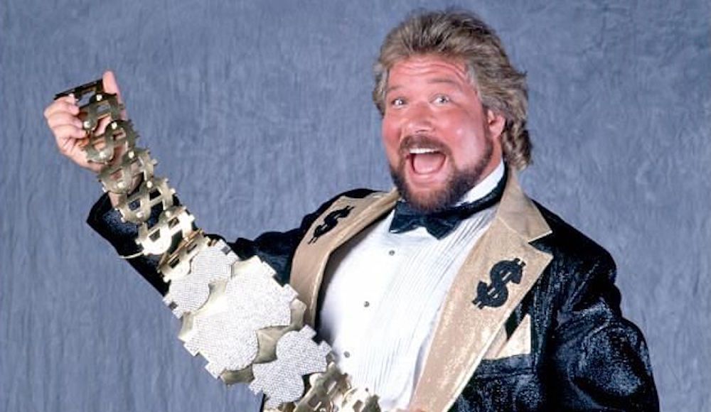 Ted DiBiase with the Million Dollar Championship