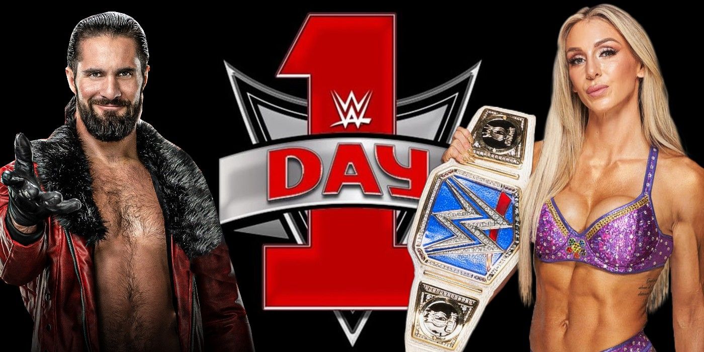 wwe day 1 seth rollins and charlotte flair