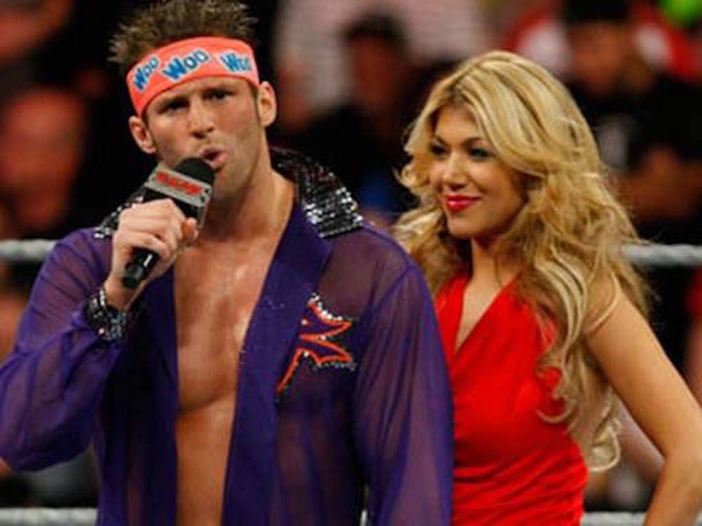 Zack Ryder and Rosa Mendes in WWE's ECW