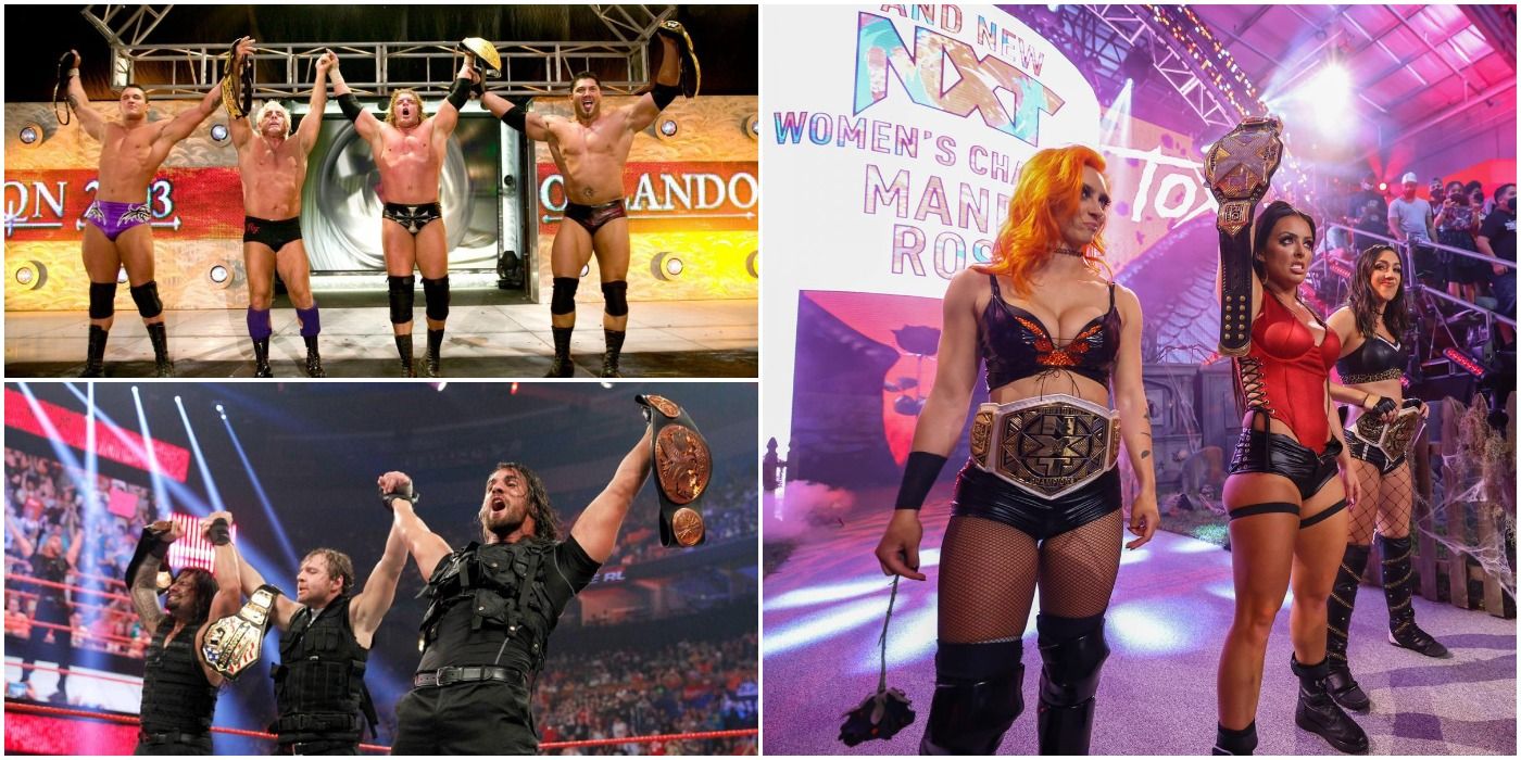 9 Times Faction Members Won Titles On The Same Night Featured Image