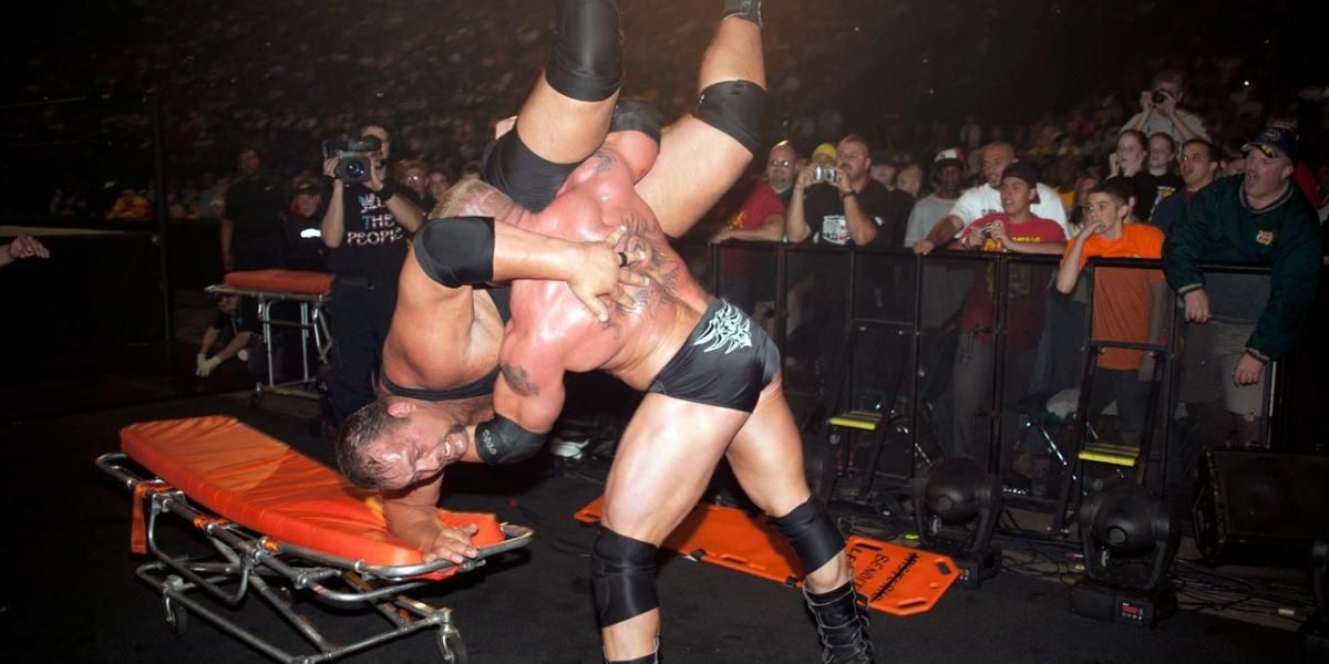 Brock Lesnar v Big Show Judgment Day 2003 Cropped