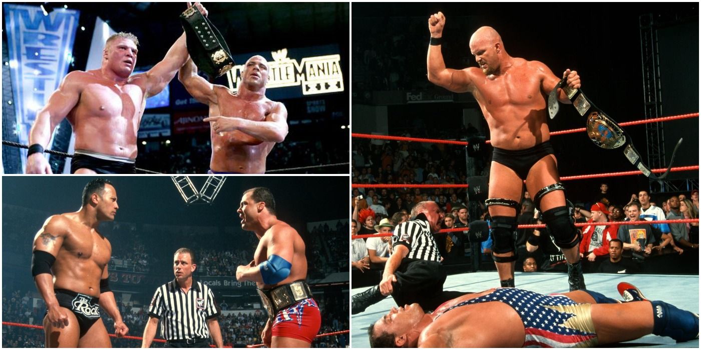 Every Wrestler That Beat Kurt Angle For A World Championship, Ranked Worst To Best Featured Image