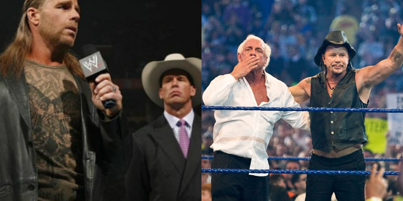 HBK And JBL, Ric Flair And Mickey Rourke