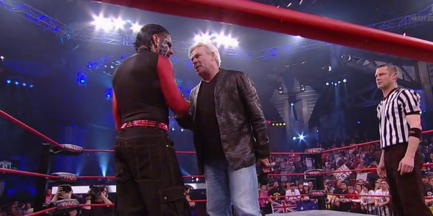 Jeff Hardy and Eric Bischoff 