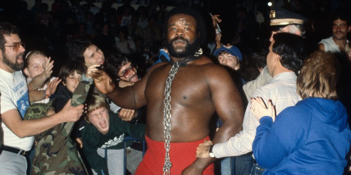 Junkyard Dog makes his WWE entrance.