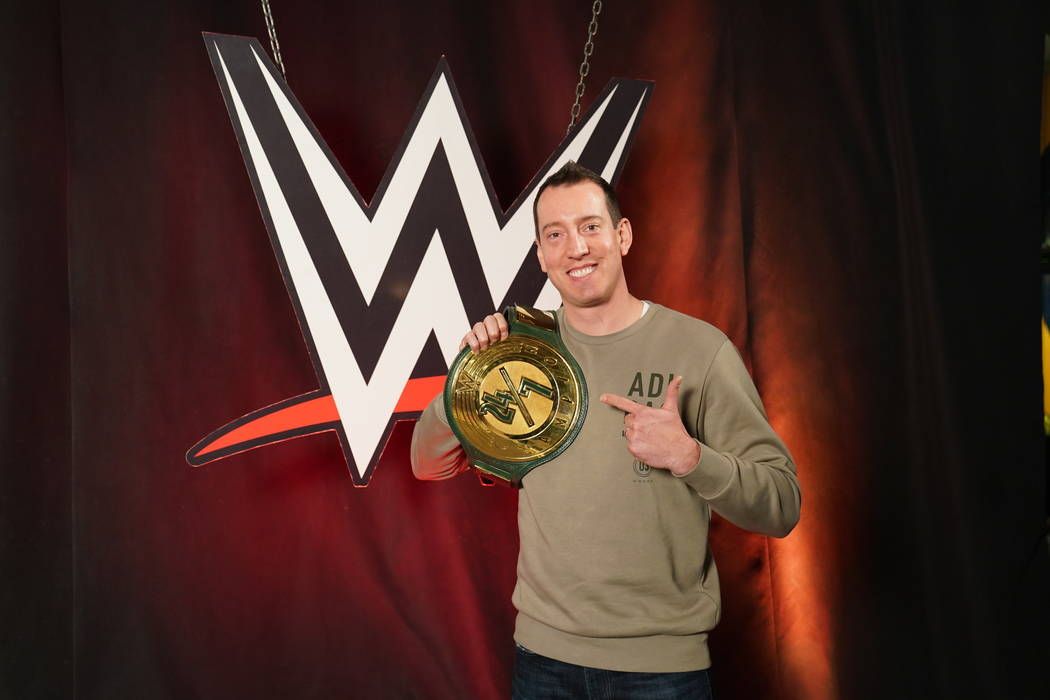 Kyle Busch WWE 247 Champion