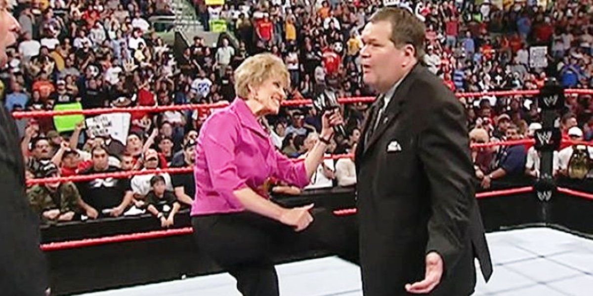 Linda McMahon Attacking Jim Ross