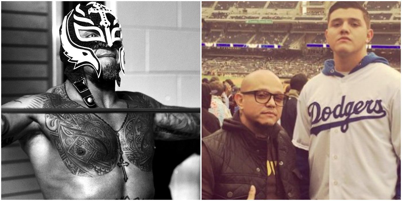 14 Pictures Of Rey Mysterio With No Mask Fans Need To See