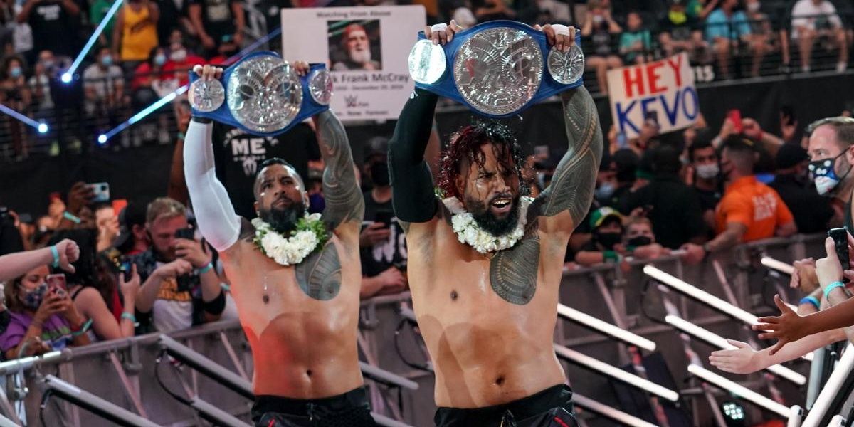 Dynasty 18 Best Samoan Wrestlers Of All Time   The Usos SmackDown Tag Team Champions Cropped 