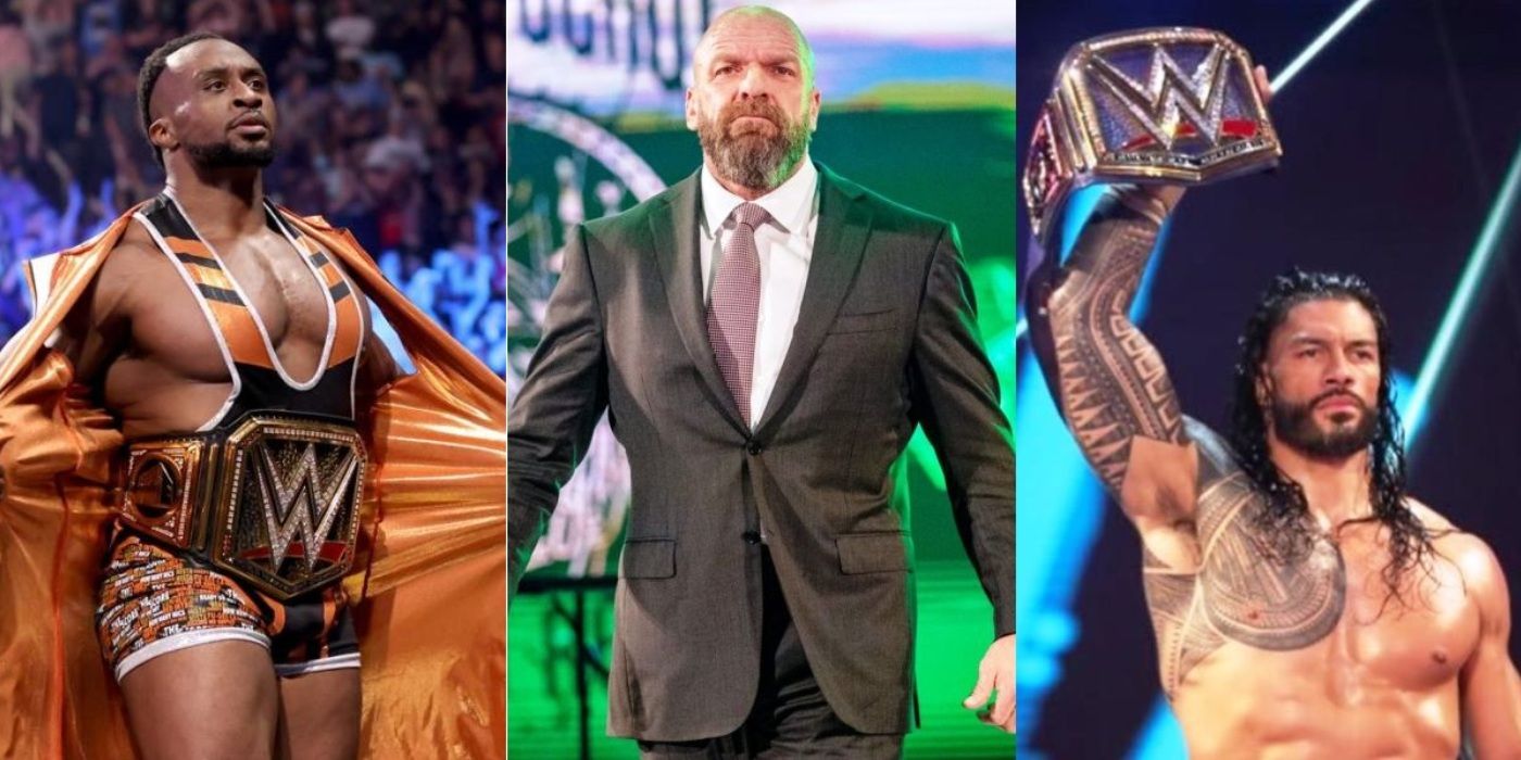 Big E, Triple H, Roman Reigns
