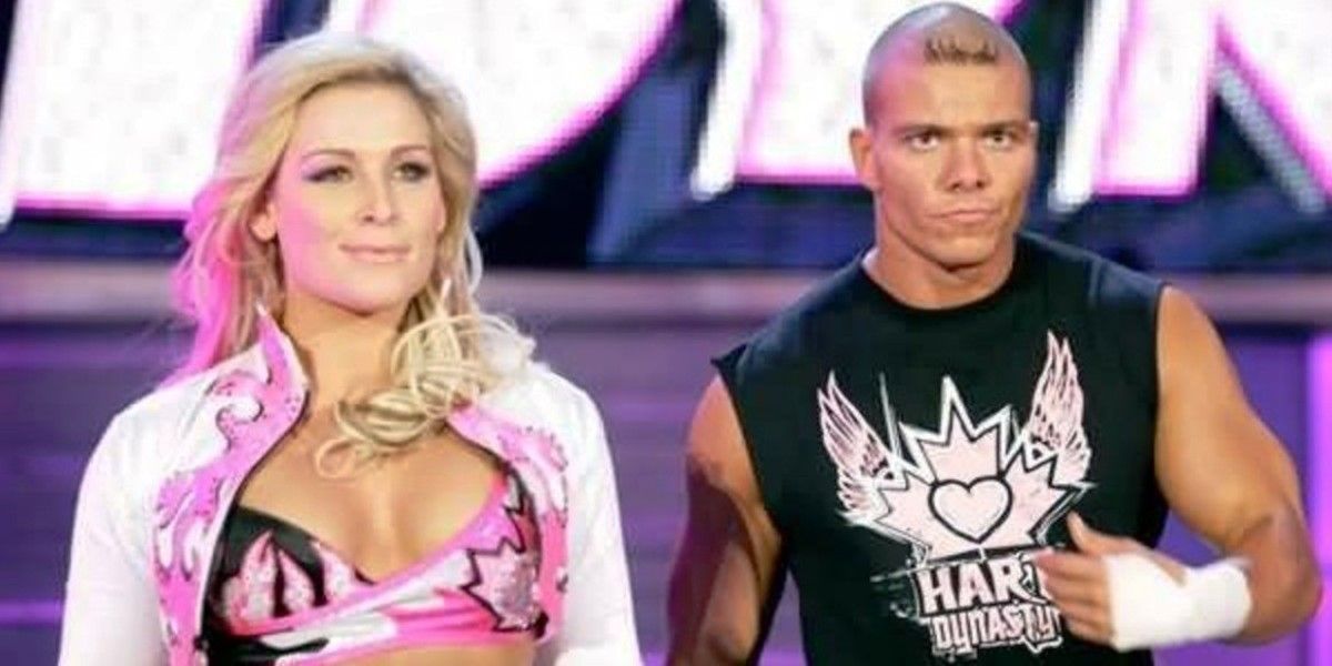 Tyson Kidd and Natalya in WWE