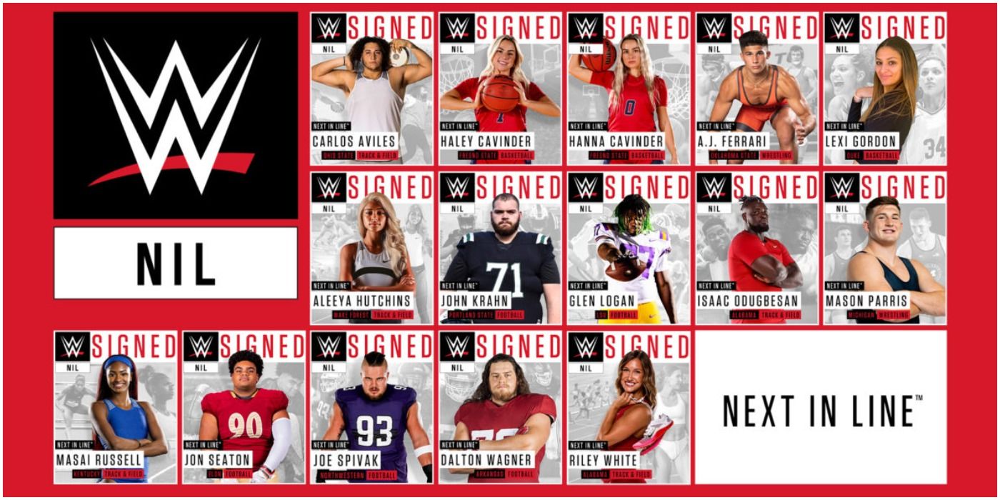 WWE NIL Next In Line Signees