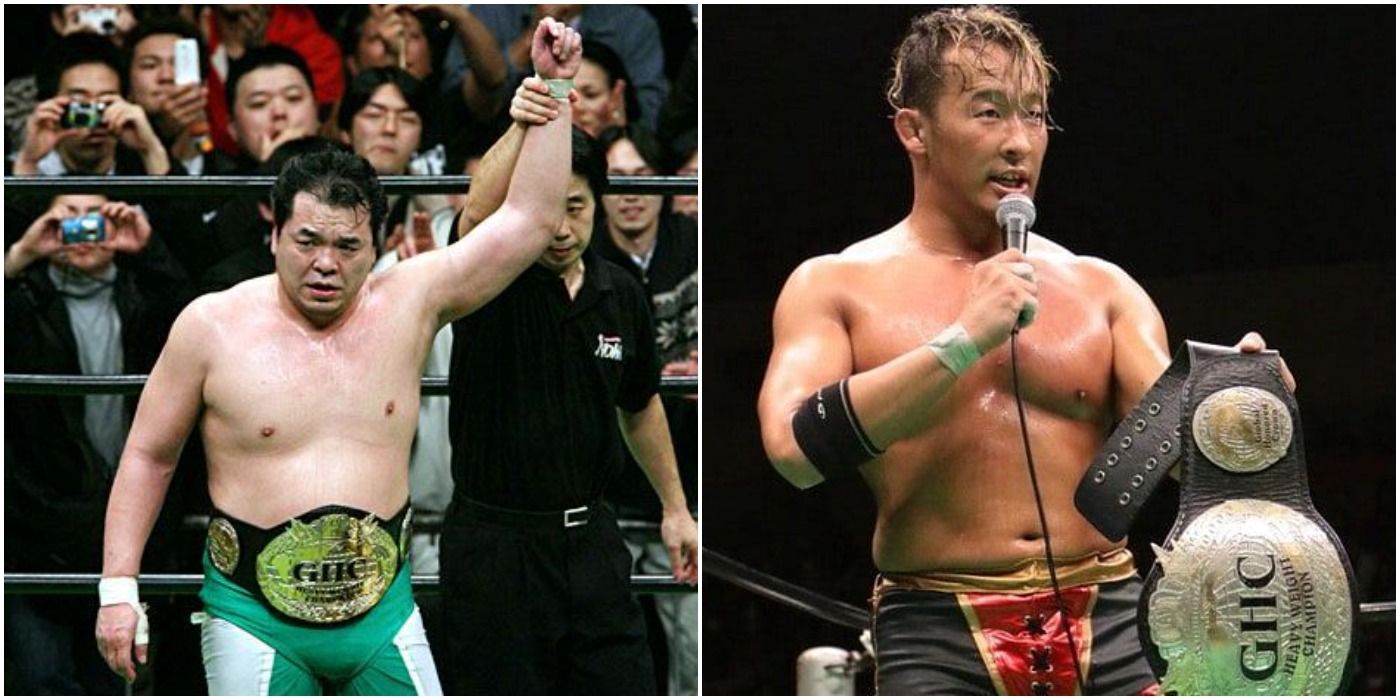 Misawa and Marufuji GHC Championship