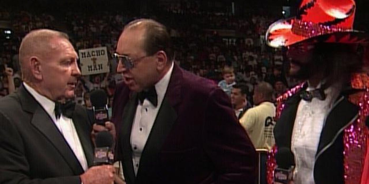 Art Donovan Gorilla Monsoon And Randy Savage King Of The Ring 1994