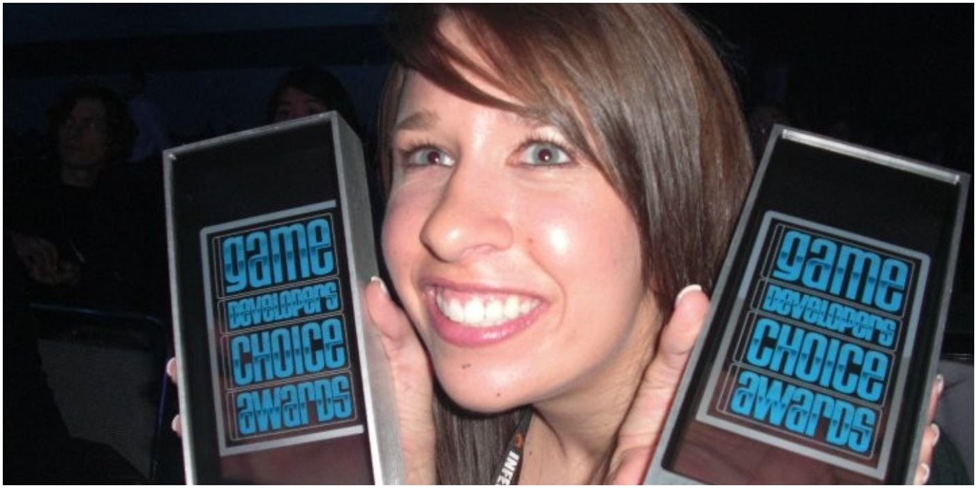 Aubrey At The Game Developer's Choice Awards