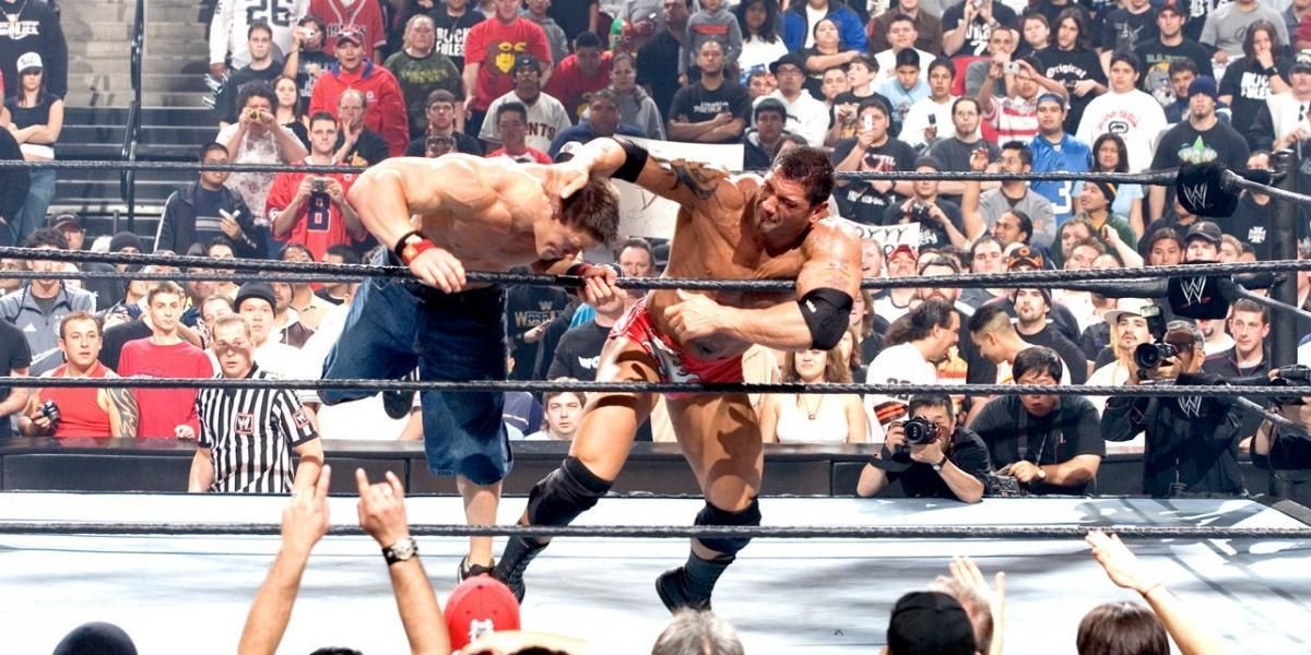 Batista John Cena Royal Rumble Match 2005 