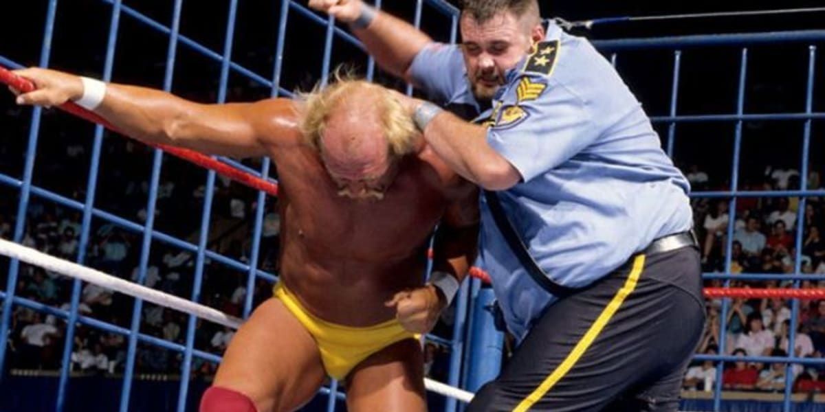 Big Boss Man v Hulk Hogan Saturday Night's Main Event May 27, 1989