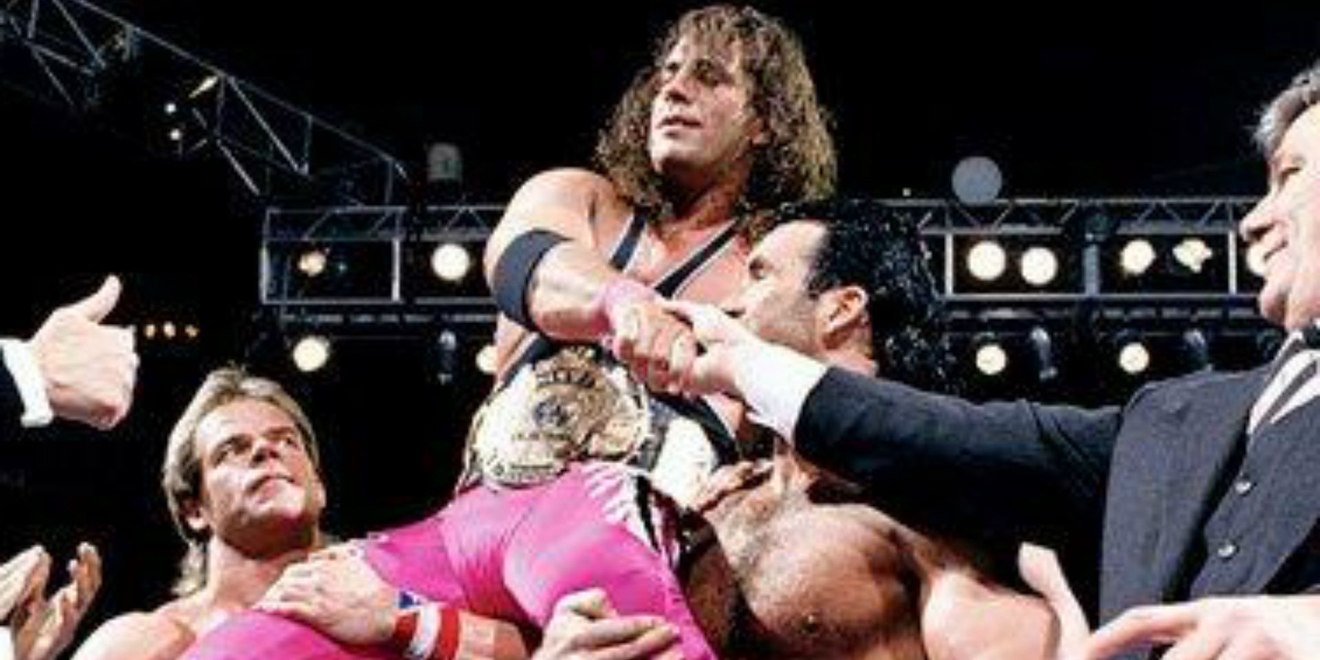 Bret Hart Celebrates WrestleMania 10