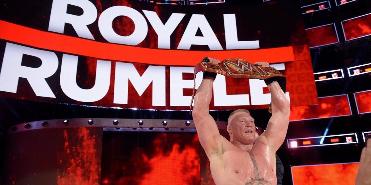 Brock Lesnar Royal Rumble 2018 Cropped